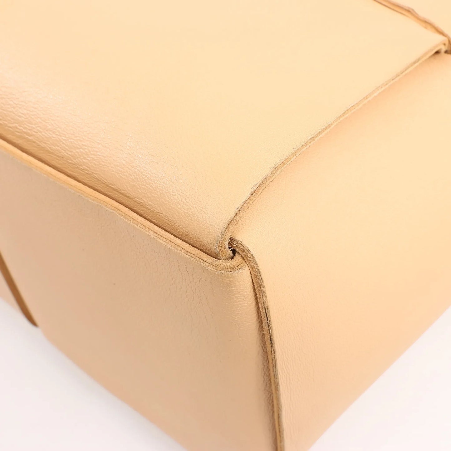 Bottega Veneta The Arco Maxi Intrecciato Large Leather Handbag in Beige