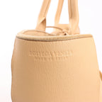 Bottega Veneta The Arco Maxi Intrecciato Large Leather Handbag in Beige
