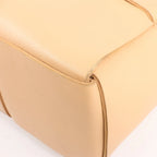 Bottega Veneta The Arco Maxi Intrecciato Large Leather Handbag in Beige