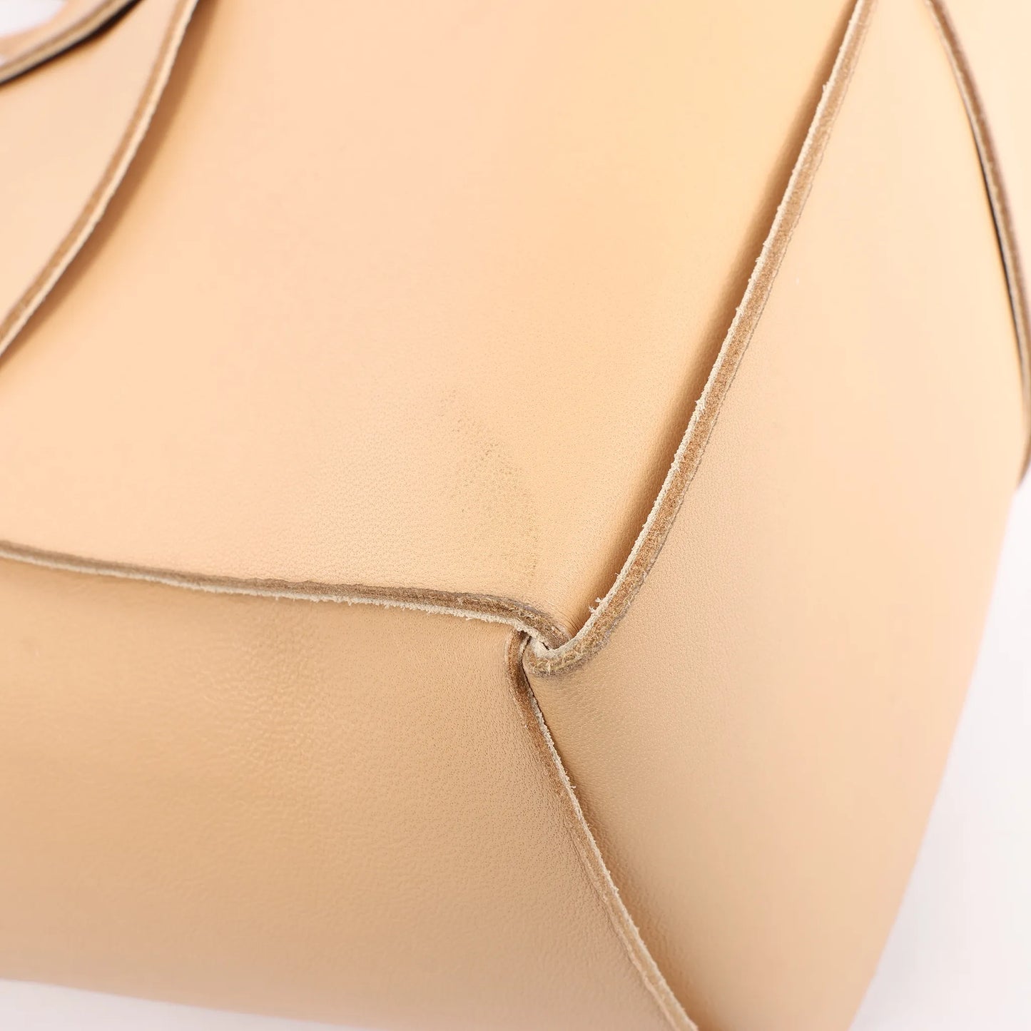 Bottega Veneta Nappa Maxi Intrecciato Medium Arco Handbag in Beige