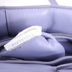 Bottega Veneta Padded Cassette Maxi Intrecciato Leather Shoulder Bag in Purple