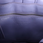 Bottega Veneta Padded Cassette Maxi Intrecciato Leather Shoulder Bag in Purple