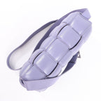Bottega Veneta Padded Cassette Maxi Intrecciato Leather Shoulder Bag in Purple