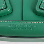 Bottega Veneta Arco Mini Leather Maxi Intrecciato 2Way Handbag in Green