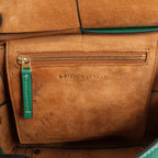 Bottega Veneta Arco Mini Leather Maxi Intrecciato 2Way Handbag in Green