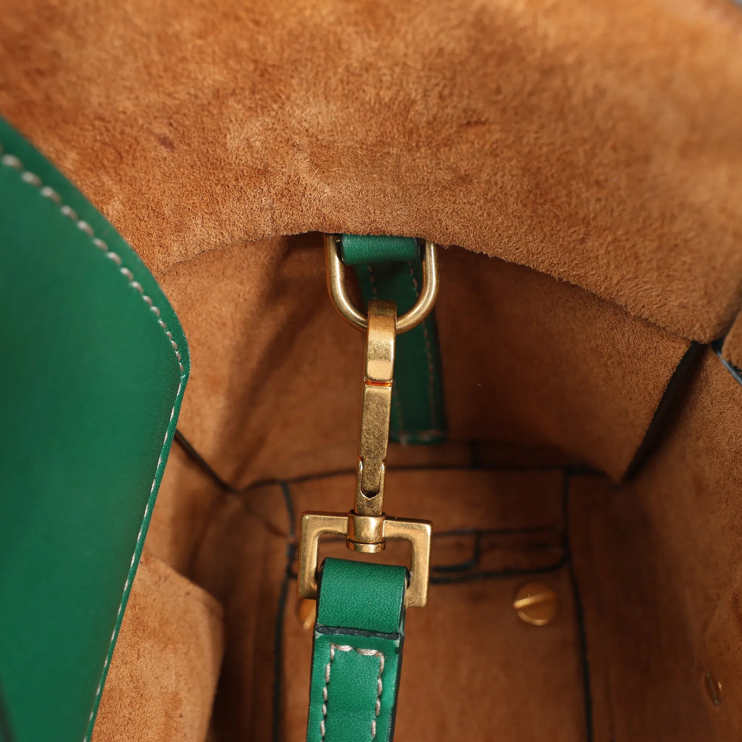 Bottega Veneta Arco Mini Leather Maxi Intrecciato 2Way Handbag in Green