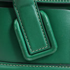 Bottega Veneta Arco Mini Leather Maxi Intrecciato 2Way Handbag in Green