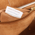 Bottega Veneta Arco Mini Leather Maxi Intrecciato 2Way Handbag in White