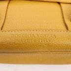 Bottega Veneta Mini Arco Maxi Intrecciato Leather Handbag in Yellow