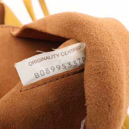 Bottega Veneta Mini Arco Maxi Intrecciato Lederhandtasche in Gelb