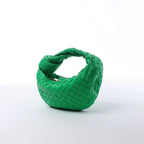 Bottega Veneta Jodie Mini Intrecciato Leather Handbag in Green