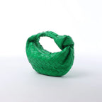 Bottega Veneta Jodie Mini Intrecciato Leather Handbag in Green