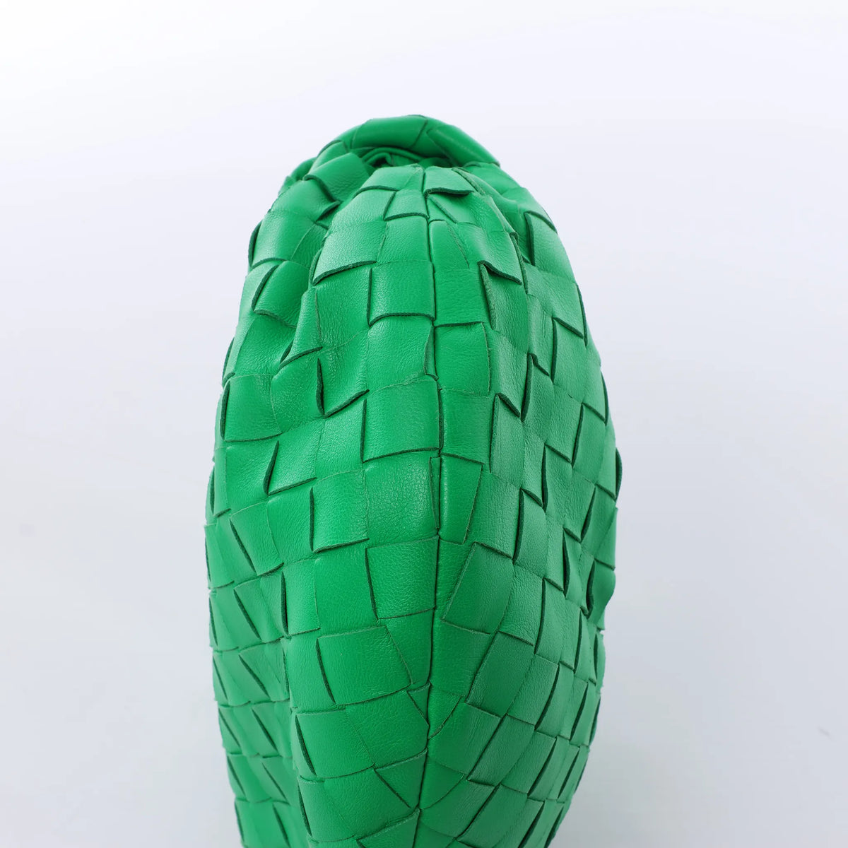 Bottega Veneta Jodie Mini Intrecciato Leather Handbag in Green