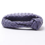 Bottega Veneta Jodie Mini Intrecciato Leather Handbag in Purple