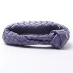 Bottega Veneta Jodie Mini Intrecciato Leather Handbag in Purple