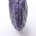 Bottega Veneta Jodie Mini Intrecciato Leather Handbag in Purple