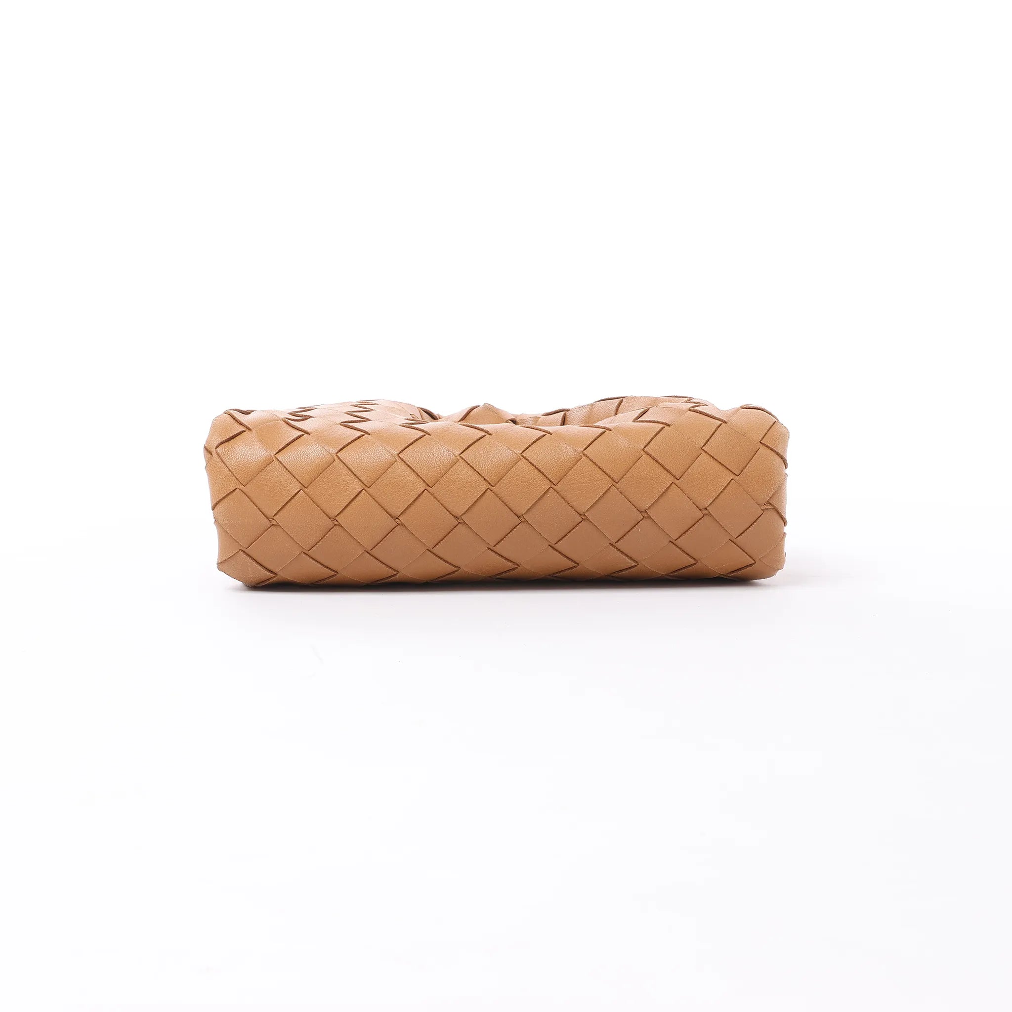 Bottega Veneta The Pouch Mini  Leather Crossbody bag in Brown