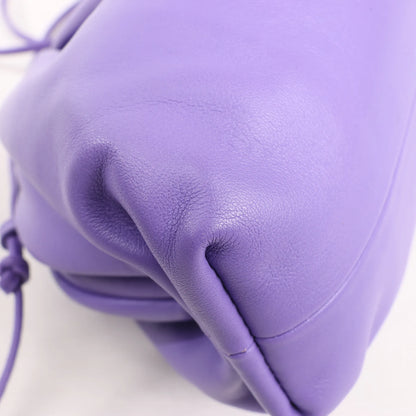 Bottega Veneta Mini The Pouch Leather Crossbody bag in Purple