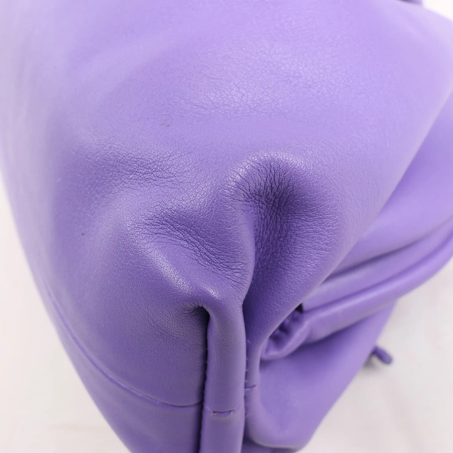 Bottega Veneta Mini The Pouch Leather Crossbody bag in Purple