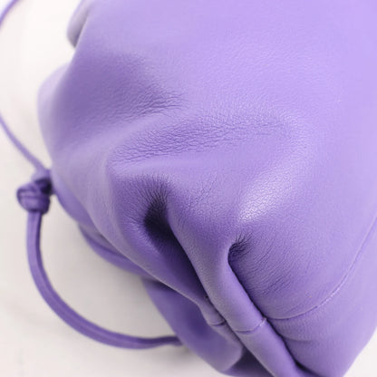 Bottega Veneta Mini The Pouch Leather Crossbody bag in Purple