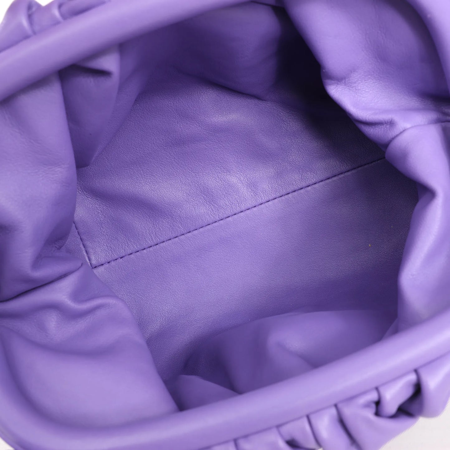 Bottega Veneta Mini The Pouch Leather Crossbody bag in Purple