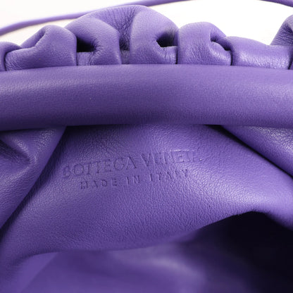 Bottega Veneta Mini The Pouch Leather Crossbody bag in Purple