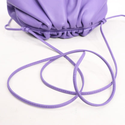 Bottega Veneta Mini The Pouch Leather Crossbody bag in Purple