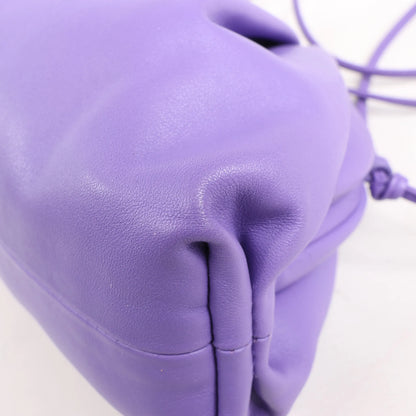 Bottega Veneta Mini The Pouch Leather Crossbody bag in Purple