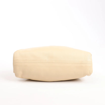 Bottega Veneta Mini The Pouch Leather Crossbody bag in Beige