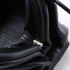 Bottega Veneta The Pouch Mini Leather Crossbody bag in Black