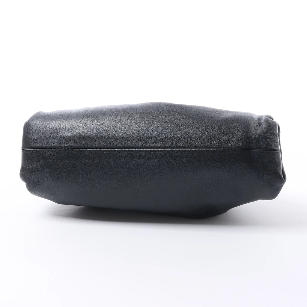 Bottega Veneta The Pouch Mini Leather Crossbody bag in Black