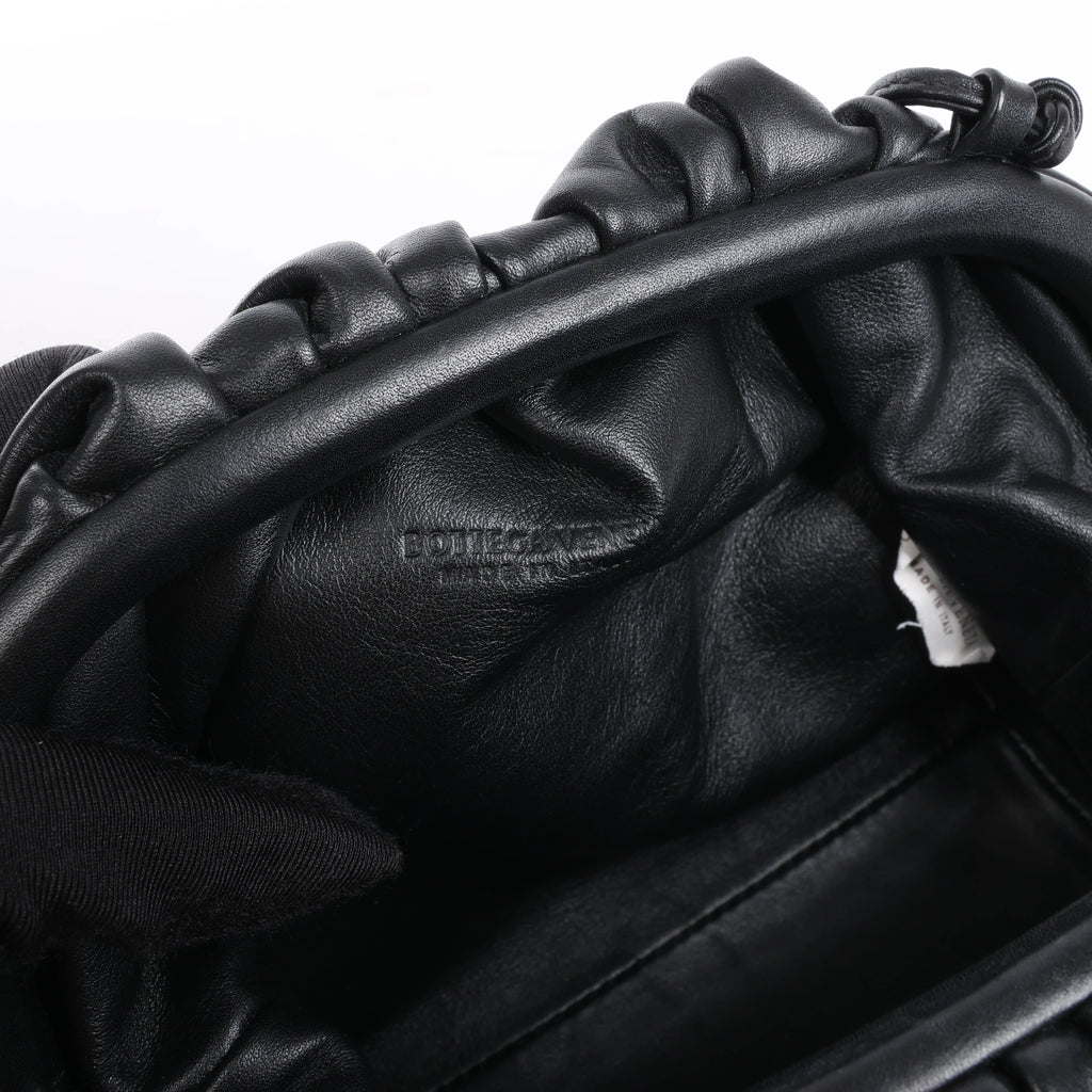 Bolso de hombro de cuero Intrecciato Bottega Veneta en rosa