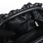 Bolso de hombro de cuero Intrecciato Bottega Veneta en rosa