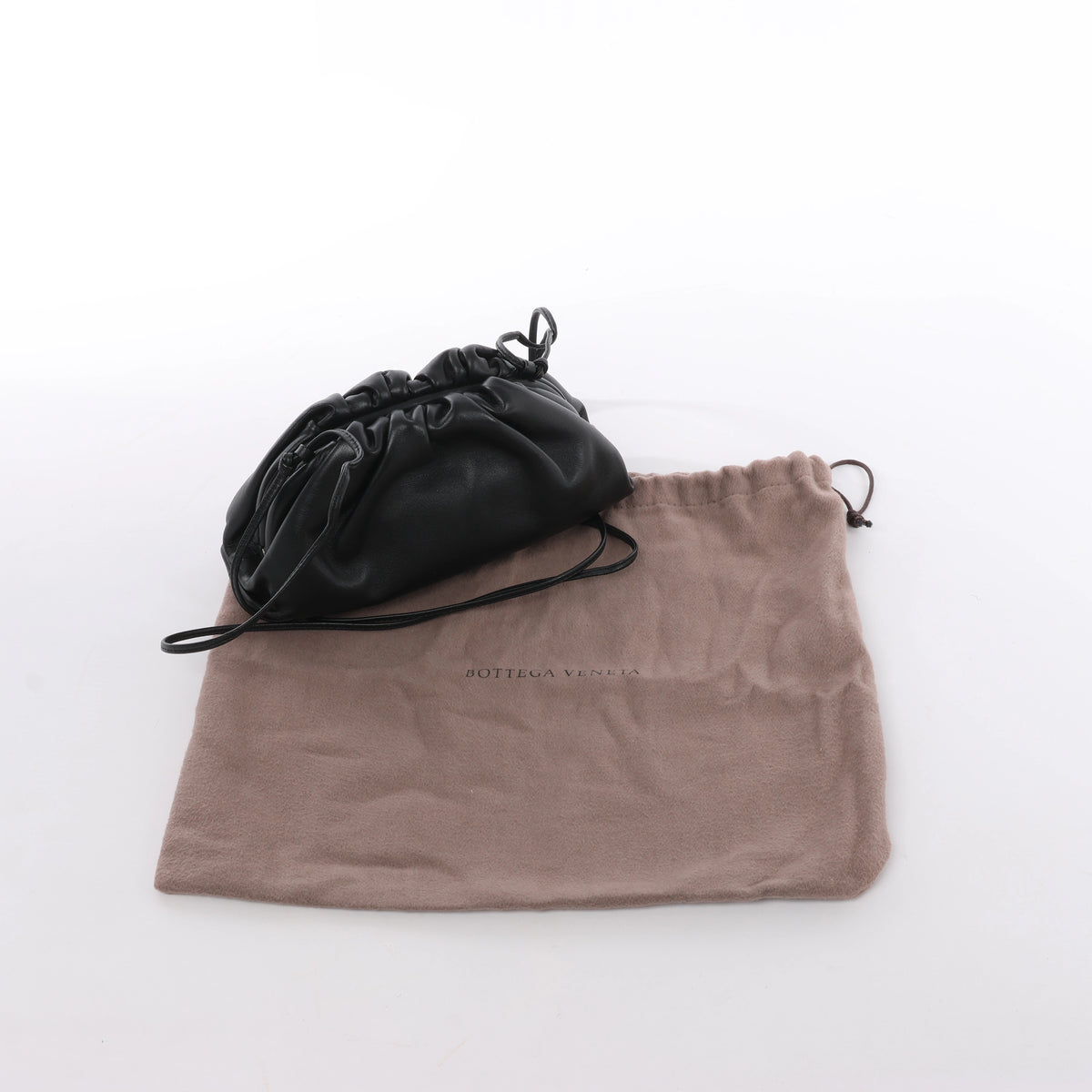 Bolso de hombro de cuero Intrecciato Bottega Veneta en rosa