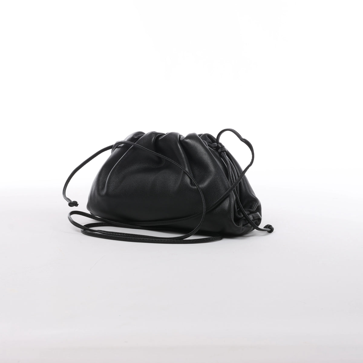Bolso de hombro de cuero Intrecciato Bottega Veneta en rosa