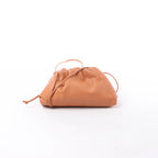 Bottega Veneta Mini The Pouch Leather Crossbody bag in Brown