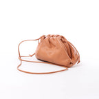 Bottega Veneta Mini The Pouch Leather Crossbody bag in Brown