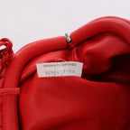 Bottega Veneta Mini The Pouch Leather Crossbody bag in Red