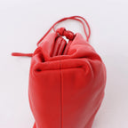 Bottega Veneta Mini The Pouch Leather Crossbody bag in Red