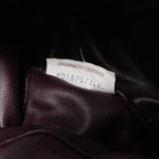 Bottega Veneta The Pouch Mini Leather Crossbody Bag in Burgundy