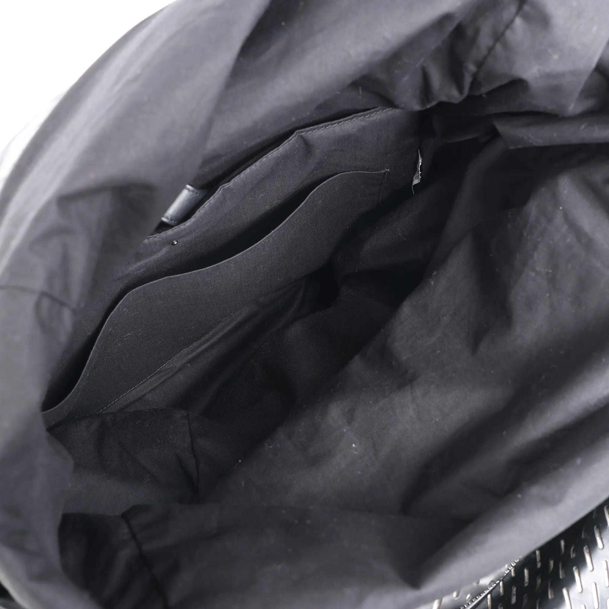 Bottega Veneta Perforated Leather Backpack in Black