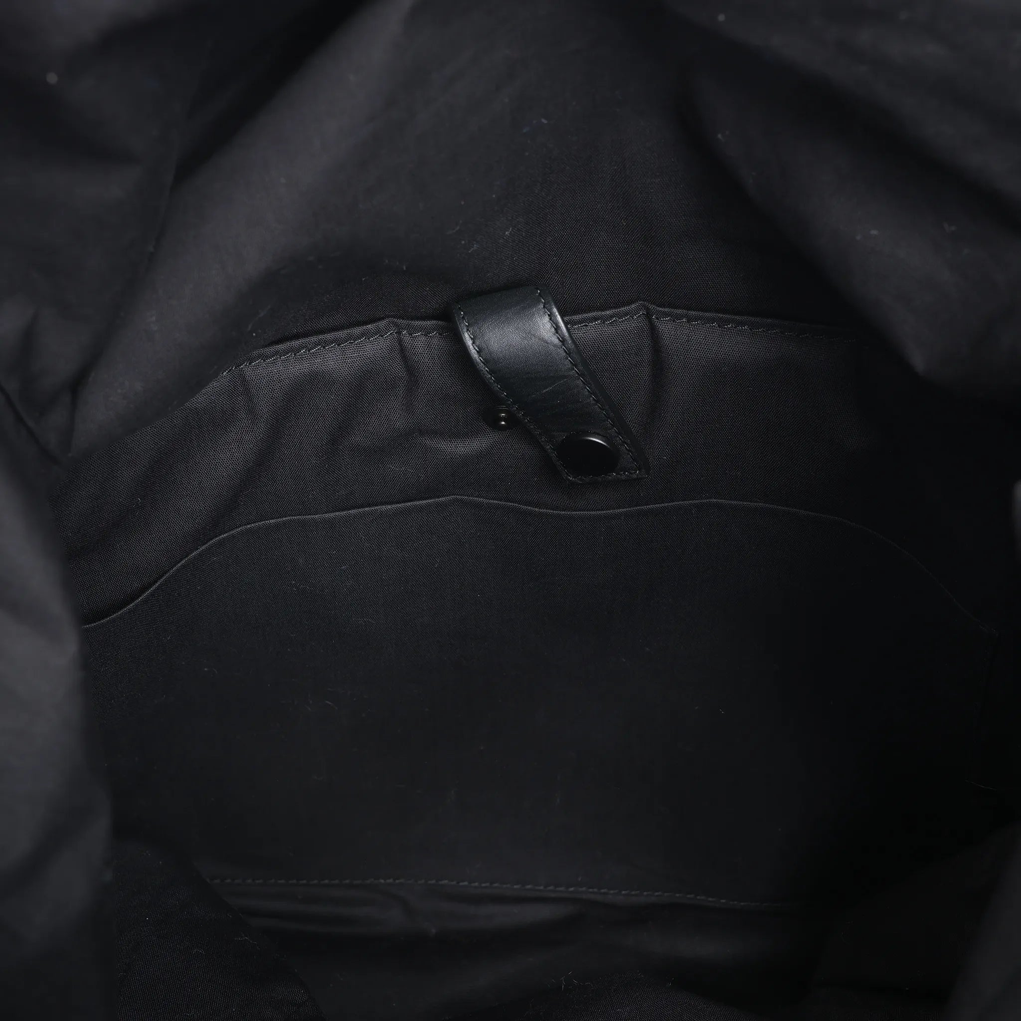 Bottega Veneta Perforated Leather Backpack in Black