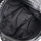 Bottega Veneta Perforated Leather Backpack in Black