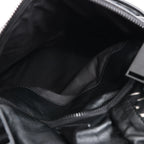 Bottega Veneta Perforated Leather Backpack in Black