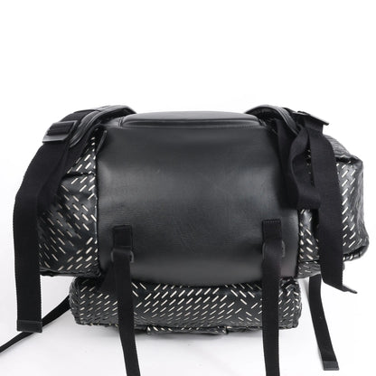 Bottega Veneta Perforated Leather Backpack in Black