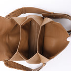 Bottega Veneta Piazza Small Leather 2Way Handbag in Brown