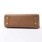 Bottega Veneta Piazza Small Leather 2Way Handbag in Brown