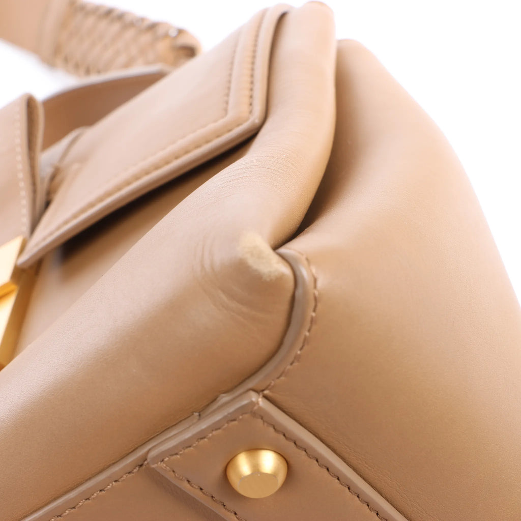 Bottega Veneta Piazza Small Leather 2Way Handbag in Brown