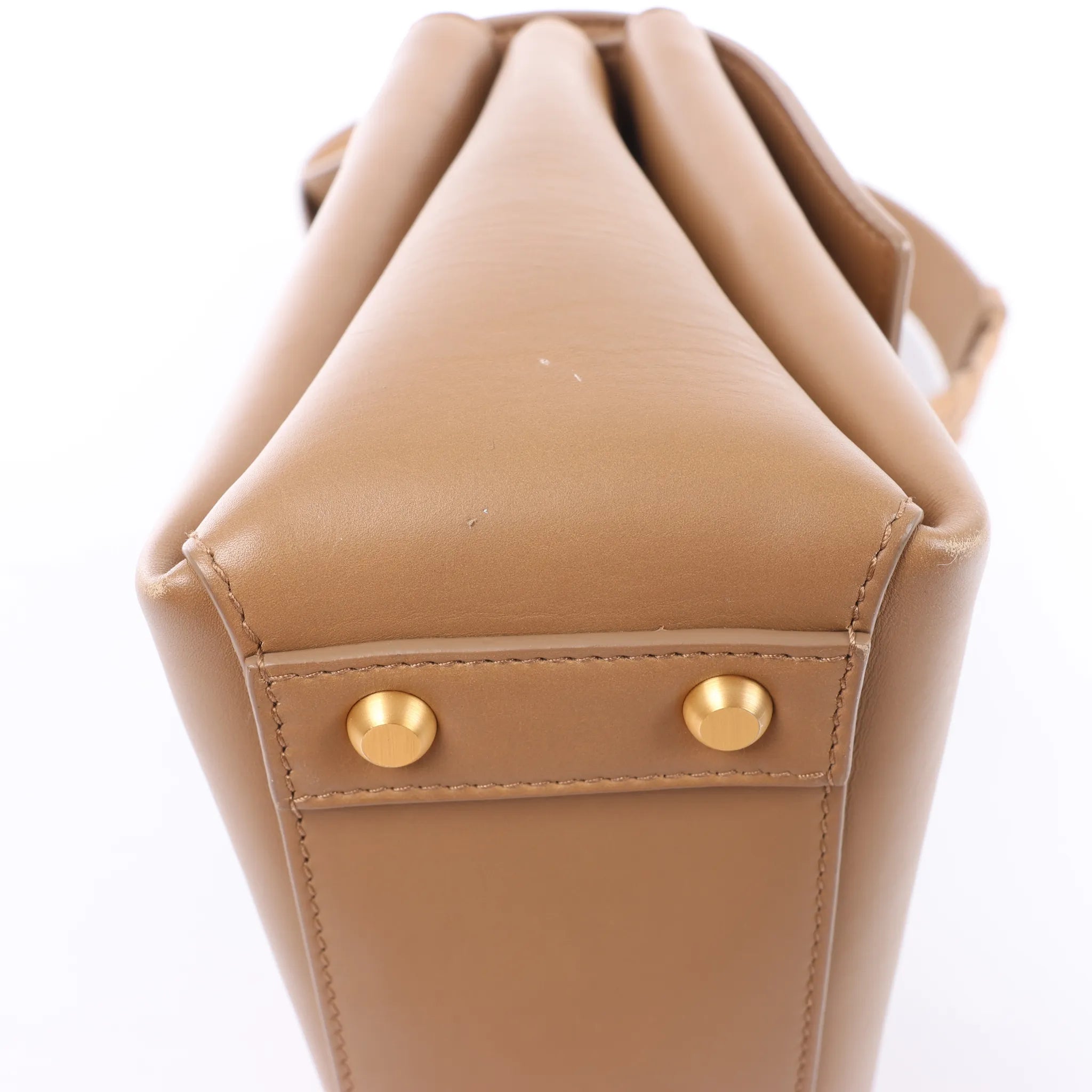 Bottega Veneta Piazza Small Leather 2Way Handbag in Brown
