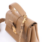 Bottega Veneta Piazza Small Leather 2Way Handbag in Brown